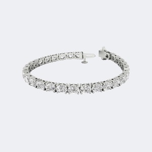 9.30 CTW Lab Grown Diamond Oval <b>Bangle</b> Bracelet For Women 9K 14K 18K <b>Gold</b> Luxury Brilliant Cut E F Color VS VVS Fine Jewelry - Product Image 5