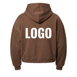 <span class=keywords><strong>Felpa</strong></span> <span class=keywords><strong>con</strong></span> cappuccio da uomo personalizzata, vestibilità ampia, pesante, <span class=keywords><strong>marrone</strong></span>, <span class=keywords><strong>con</strong></span> zip, in pile 400gsm, oversize, streetwear, da donna, <span class=keywords><strong>con</strong></span> spalle scese - Product Image 5