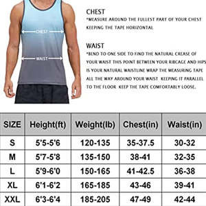 เสื้อกล้ามซับลิเมชั่นแบบกำหนดเองสำหรับผู้ชาย แห้งเร็ว เหมาะสำหรับออกกำลังกาย ว่ายน้ำ เล่นชายหาด ระบายอากาศได้ดี ไม่มีแขน เหมาะสำหรับเพาะกาย ฟิตเนส และการฝึกซ้อม - Product Image 6