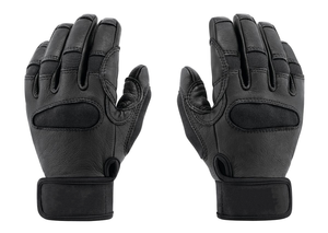 Gants de travail en cuir robustes GearHi avec paume renforcée pour la descente en rappel, l'escalade, la sécurité et le sauvetage, réduisant les chocs - Product Image 3
