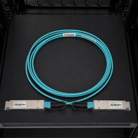 Kabel Optik Aktif InfiniBand NDR 850G OSFP Finned Top (Serat Optik) untuk Penggunaan Switch ke Switch