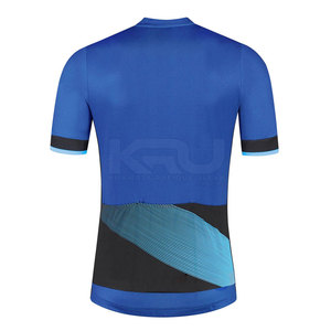 Maillot de cyclisme en polyester imprimé par transfert thermique, style professionnel, personnalisé, pour la compétition, tissu extensible pour une tenue tout au long de la journée - Product Image 2