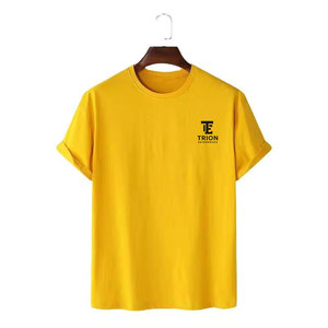 T-shirt à manches courtes pour homme, nouvelle collection été, design tendance, décontracté, 100% coton, couleur personnalisée - Product Image 1