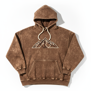 Custom <b>Men</b> Heavyweight Vintage Wash Hoodie High Quality 100% Cotton Hoodie Acid Wash Oversized Black Washed Hoodie - Product Image 1