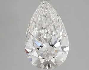 3.50 carat poire coupe laboratoire diamant cultivé F couleur VVS2 clarté CVD processus 13.67mm IGI certifié Solitaire anneau pièce maîtresse - Product Image 1