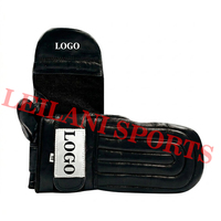 Fabrication en usine, impression de logo personnalisé, gants de boxe en cuir véritable pour l'entraînement de boxe, hommes et femmes