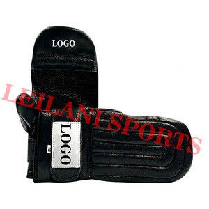 Fabrication en usine, impression de logo personnalisé, gants de boxe en cuir véritable pour l'entraînement de boxe, hommes et femmes - Product Image 5