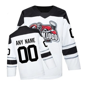 Camisetas de Hockey Personalizadas Premium para Hombre, Estilo Hip Hop Vintage con Cordones, 100% Poliéster de Secado Rápido, Antibacterianas, Letras Cosidas - Product Image 2