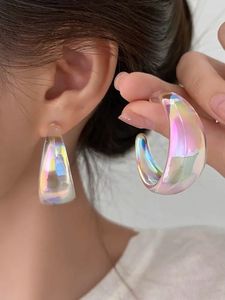 Natural Style Handmade Resin <b>Earrings</b> for Women, Unique Artistic Fashion <b>Earrings</b>, Lightweight Jewelry Accessories for Boutique - Product Image 4
