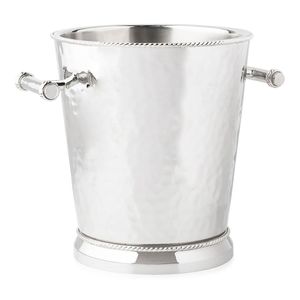 Enfriador de vino de acero con diseño increíble, cubitera para champán con acabado plateado, con tapa y asa, para bares y fiestas, enfriador de cerveza. - Product Image 4