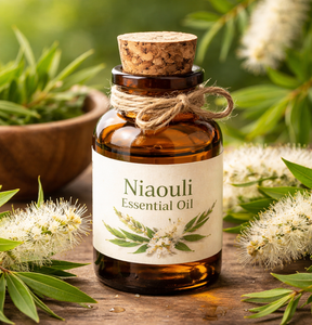 Huile Essentielle de Niaouli en Gros OEM, Pure et Distillée à la Vapeur, Huile de Melaleuca Viridiflora pour l'Aromathérapie, les Cosmétiques et la Fabrication de Savons - Product Image 1