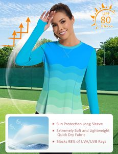 Haut de pêche à manches longues pour femme UPF 50 respirant et léger, fabriqué à Sialkot, 100 % polyester, motif uni - Product Image 3