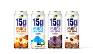 15g Protein Milk Shake <b>Chocolate</b> Flavor 16.9 Fl Oz Can for Children & Adults - Product Image 2