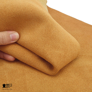 OEM 100%Genuine Authentic Premium Grade Brown Suede Cow Hide Leather .7-1.5MM <b>Split</b> DIY Furniture Crafting Shoe Belt Accessories - Product Image 2