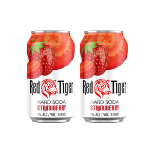 Red Tiger Hard Whisky Soda 7% ABV 330ml Canettes Boisson Alcoolisée Gazeuse Saveur Citron Vert OEM ODM Marque Privée Vietnam - Product Image 3