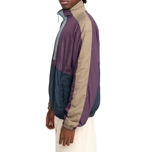 Veste coupe-vent décontractée personnalisée de haute qualité, grande taille, respirante, avec doublure en maille zippée, patchwork de couleurs, légère, broderie - Product Image 3