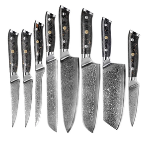 LEGACY BLADES Professional VG10 Damascus Steel Chef <b>Knife</b> <b>Set</b> Full Tang Resin Handle Kitchen Cutlery OEM Manufacturer - Product Image 1