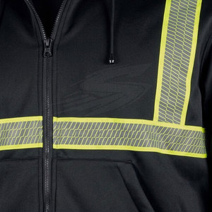 Low Price Safety <b>Work</b> Clothing Reflective Hoodies <b>Waterproof</b> ANSI Class 3 Drawstring Hood Pullover Hoodie Long Sleeve Apparel - Product Image 6