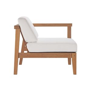 Sofá de Jardín Uro Durable para Exteriores, Madera de Teca Sólida, Dos Plazas, Acolchado, Muebles Minimalistas para Villa, Patio, Hotel - Product Image 5