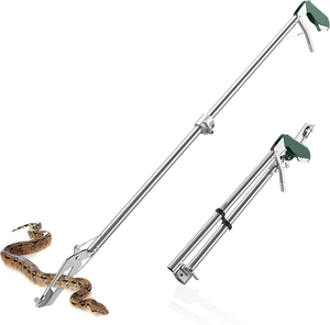 Pinzas para serpientes de 60 pulgadas, plegables, profesionales, para capturar reptiles, herramienta de manipulación de mandíbula ancha, gancho para serpientes de acero inoxidable - Product Image 6