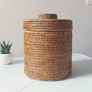 Caja refrigeradora de ratán para acampar, caja para enfriar bebidas para cenas al aire libre, cesta con tapa para enfriar bebidas - Product Image 1