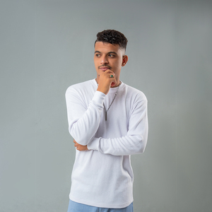 <b>Men</b> Winter <b>Thermal</b> Breathable Casual Collarless 280 GSM Solid Base Layer Shirt Long Sleeve Cotton Stretch Warm <b>Inner</b> <b>Wear</b> - Product Image 6