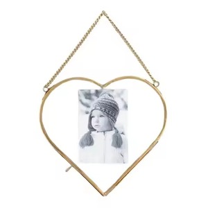 Classic Design Metal Glass Photo <b>Frame</b> Wall Hanging <b>Picture</b> Holder Stylish Interior Decoration - Product Image 6