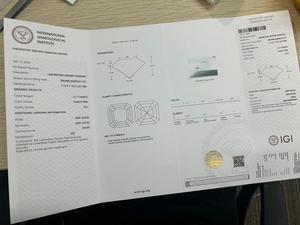 Diamants de laboratoire ASSCHER de 1 à 10 carats en gros, certifiés IGI et GIA, clarté VVS, roses, cultivés par CVD, pour bijoux - Product Image 2