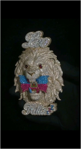 Colgante de León 3D Personalizado con Diamantes de Color Moissanite VVS y Baño de Plata 925, Corte Brillante Redondo, Joyería para Hombre, ¡Gran Venta! - Product Image 5