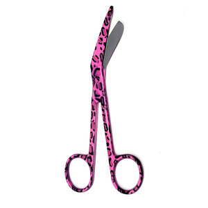 Ciseaux à pansements Lister en acier inoxydable de qualité supérieure pour infirmières, médecins et techniciens médicaux, 5,5 pouces, lot de 3 motifs assortis, 14 cm - Product Image 2