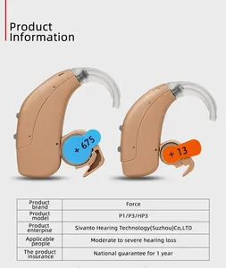 <span class=keywords><strong>Aides</strong></span> <span class=keywords><strong>auditives</strong></span> Rexton BTE, puce numérique haute puissance 120 dB, 4 canaux, réduction du bruit écologique, perte auditive modérée à sévère - Product Image 1