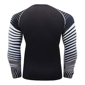 Customized Logo <b>Compression</b> <b>Shirts</b> <b>Men</b> Fitness Workout Sports Running Quick Dry With Custom Size <b>Compression</b> <b>Shirts</b> <b>For</b> <b>Men</b> - Product Image 2