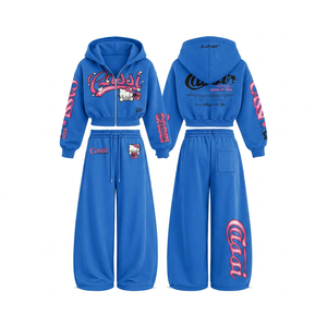 Conjunto Deportivo con Sudadera con Capucha para Mujer, con Tela Elástica Ligera, Pantalones Ajustados y Marca Personalizada para una Moda Deportiva Moderna - Product Image 3