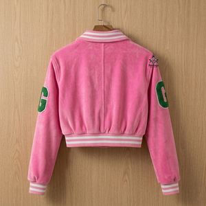 HMR Alpha | Kapa Alpha Soror Embroidery Ladies Varsity Letterman <b>Jacket</b> | Sorority Embroidered <b>Women</b> Custom Made Varsity <b>Jacket</b> - Product Image 3