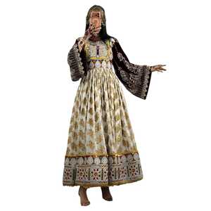 Women Ethnic Boho Traditional Festival Wear Long Sleeve Modest Party Outfit Custom Size & Design Afghan Kuchi casual <b>Dresses</b> - Product Image 1