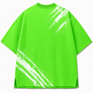 Custom Neon <b>Green</b> Graphic <b>T</b> <b>Shirt</b> Colorful Letter Print Streetwear Tee Oversized Unisex Casual <b>T</b> <b>Shirt</b> - Product Image 2