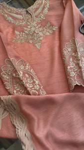 NUEVO LANZAMIENTO EXCLUSIVO: Conjunto de Salwar Kameez de 3 Piezas con Dupatta, Bordado en Cuatro Lados, Detalle Frontal y Trasero, para Fiestas, Todas las Estaciones, Formal, Romántico - Product Image 5