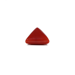 Natural Red Coral 7.2 Carat Oval Cabochon Loose Gemstone for Fine Jewelry - Product Image 3