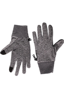 Magic Knitting <b>Wool</b> Acrylic <b>Gloves</b> Wrist Length Thermal Plain Style Winter Casual Touchscreen Elastic Sports Gray - Product Image 2