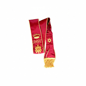 Écharpes Maçonniques Personnalisables Chevalier Épée Maître du Rite de l'Arche Royale en Tissu de Haute Qualité – Écharpes Maçonniques Personnalisées à Vendre - Product Image 1