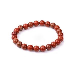Natural <b>Red</b> Jasper <b>Bracelet</b> <b>Red</b> Jasper Beaded <b>Bracelet</b> For Healing Reiki Energy Jewelry Wholesale 8mm - Product Image 5