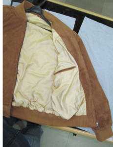 KADIA Veste d'hiver en cuir véritable pour femme, de qualité supérieure, en daim de vache, respirante, chauffante, écologique, style bomber - Product Image 6