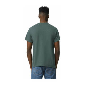 Camiseta de algodón de manga corta para hombre con logo personalizado en stock - Product Image 5