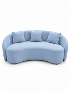 Canapé incurvé Cello Light par Emerald Sofa, canapé rond moderne et contemporain pour salon, studio, fabricant de tissus sur mesure - Product Image 1
