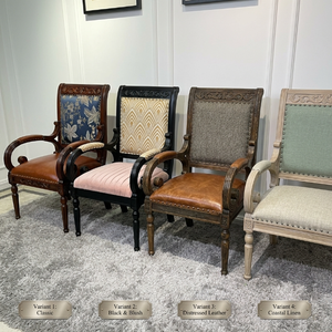 <span class=keywords><strong>Chaise</strong></span> de salle à manger classique de luxe en bois massif, fauteuil rembourré sculpté à la main pour hôtel, restaurant, villa, banquet, mobilier sur mesure OEM - Product Image 4