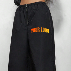 Pantalon large et ample en molleton respirant polyester/coton, écologique, léger, style hip-hop, fabrication sur mesure OEM/ODM, pour l'hiver, décontracté - Product Image 6