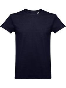 Camiseta Extra Grande de Cuello Redondo Azul Marino para Hombre |   Camiseta Informal Transpirable de Talla Grande para Uso Diario, Elegante y Versátil - Product Image 5