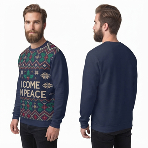 <b>Men</b> Embroidered Sweatshirt Regular Fit Winter Wear Fleece Shirt O Neck Knitted Sweatshirts <b>Men</b> Rhinestone Printed <b>Sweat</b> <b>Top</b> - Product Image 6