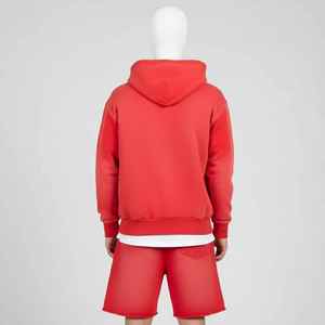 Custom Logo Men Acid Wash Zip up Hoodie and Shorts <b>Sweatpants</b> <b>Set</b> Flare Jogger Short Sweatsuit Tracksuit for Men - Product Image 2
