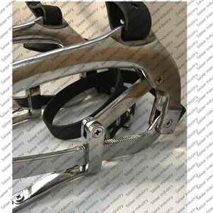 Espéculo dental para caballos J2 de acero inoxidable con acabado espejo, placa de mordida superior e inferior, correa de cuero Biothane, abridor de boca para caballos - Product Image 2